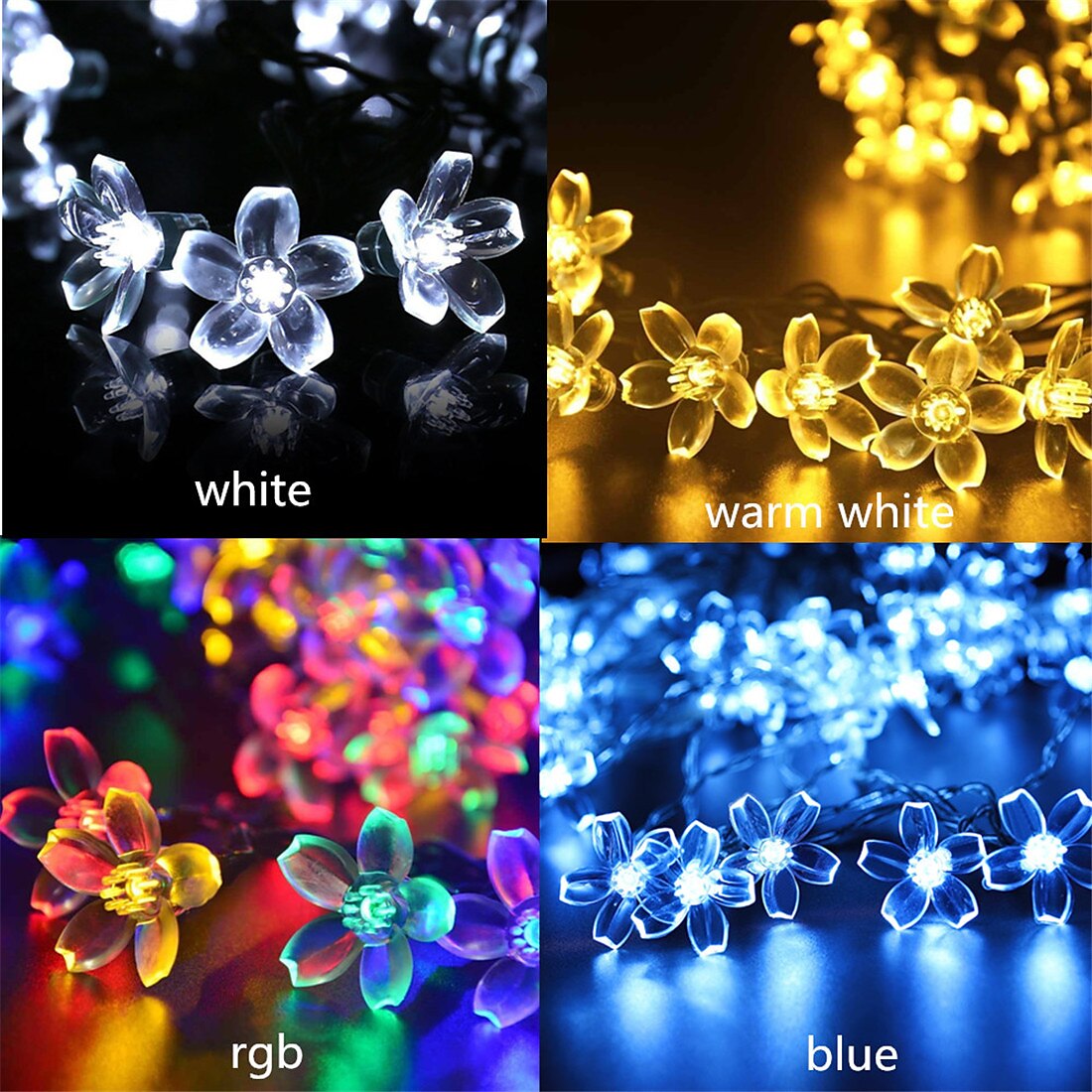 Elegant Wedding Party Reception LED Solar Outdoor String Lights - 7M-50LEDs to 12M-100LEDs, Waterproof 8 Modes for Garden, Christmas Tree, Patio, Home Decor 2025 - $22.99 –P4