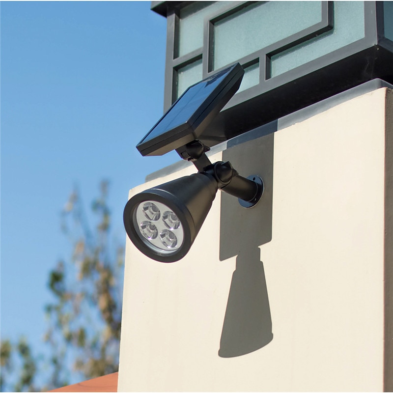 utomhus solvägglampor ip65 vattentät gräsmarklampa rgb byte 4 ledade pärlor landskapspotljus trädgård gräsmatta trädgård dekoration utomhusljus 2026 - $41.99 –P8