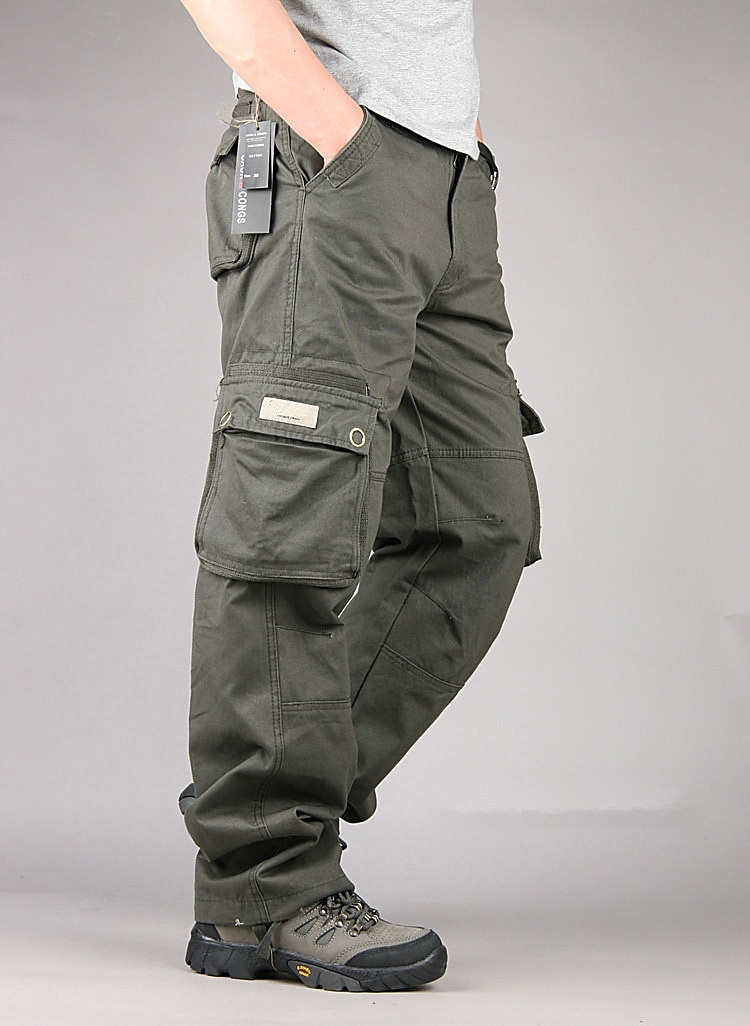 Men's Cargo Pants Hiking Pants Trousers Work Pants Military Outdoor Ripstop Breathable Quick Dry Multi Pockets Bottoms 6 Pockets Black Green Cotton Hunting Fishing Climbing 30 32 34 36 38 2025 - $37.99 –P13