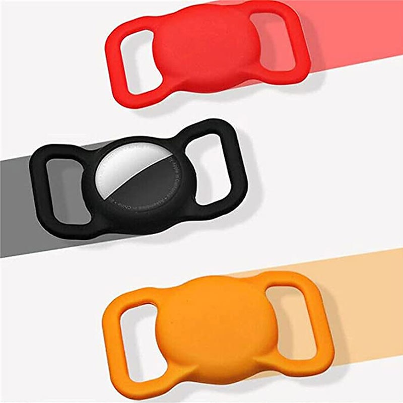 teléfono Funda Para Apple AirTag AirTag Estuche de silicona Portátil Con Llavero Anti-perdida Color sólido Silicona 2025 - $5.49 –P2