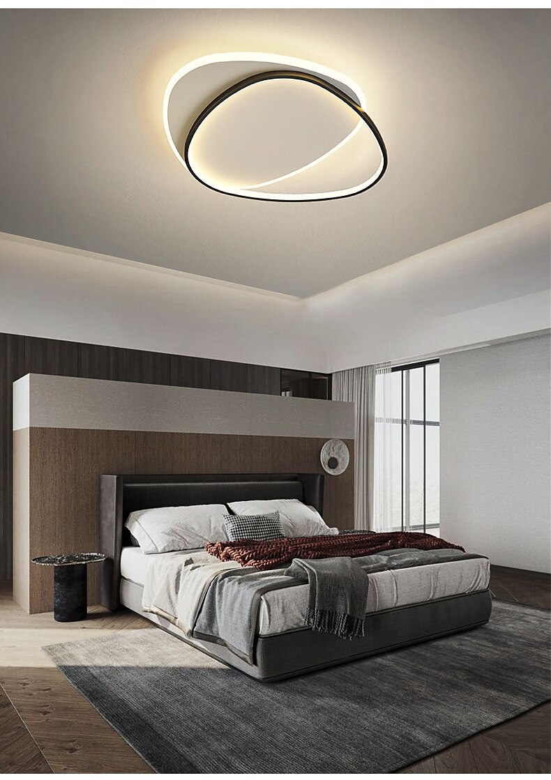 luz de teto led moderno simples básico 37 cm 46 cm formas geométricas embutidas luzes de metal estilo moderno acabamentos geométricos pintados 220-240v 110-120v de 2025 por $169.99 –P6