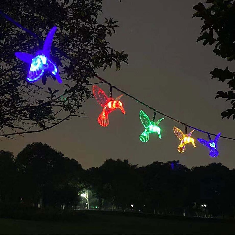 luci solari esterne ip65 luci a catena per colibrì impermeabili 5m 20led 3.5m 10led luci a catena per fata giardino matrimonio festa decorazione esterna del 2025 a $29.99 –P4