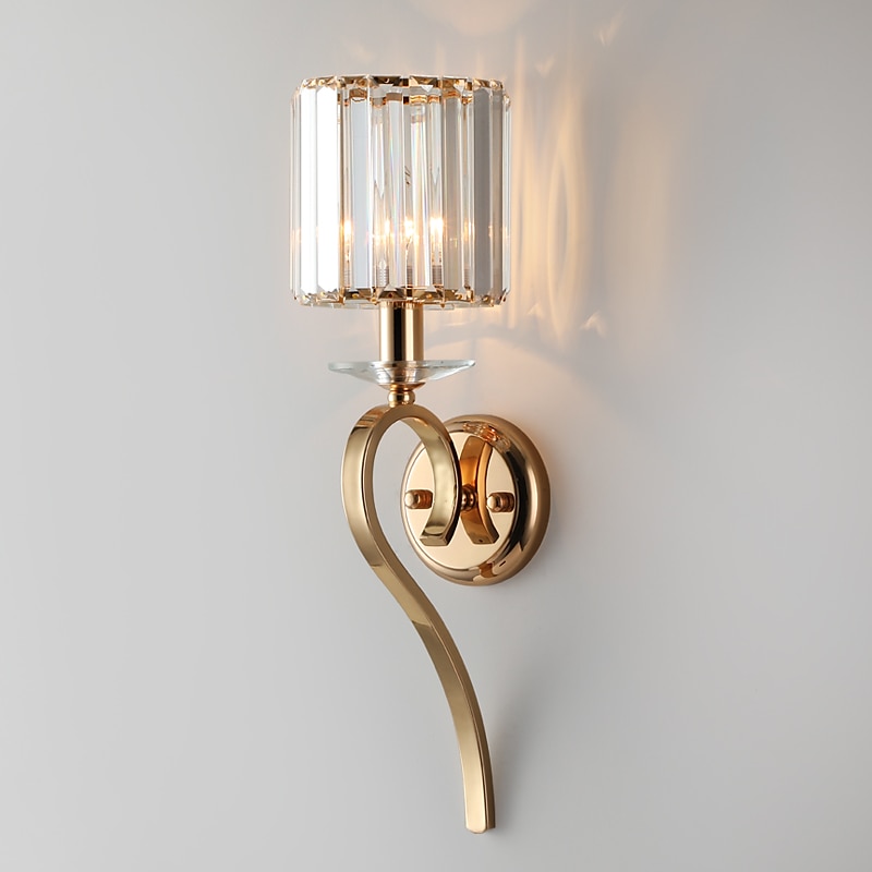 Lightinthebox Aplique de pared LED de cristal mini estilo moderno estilo nórdico lámparas de pared de oro negro apliques de pared sala de estar dormitorio acero 220-240v 110-120v 2025 - $199.99 –P9