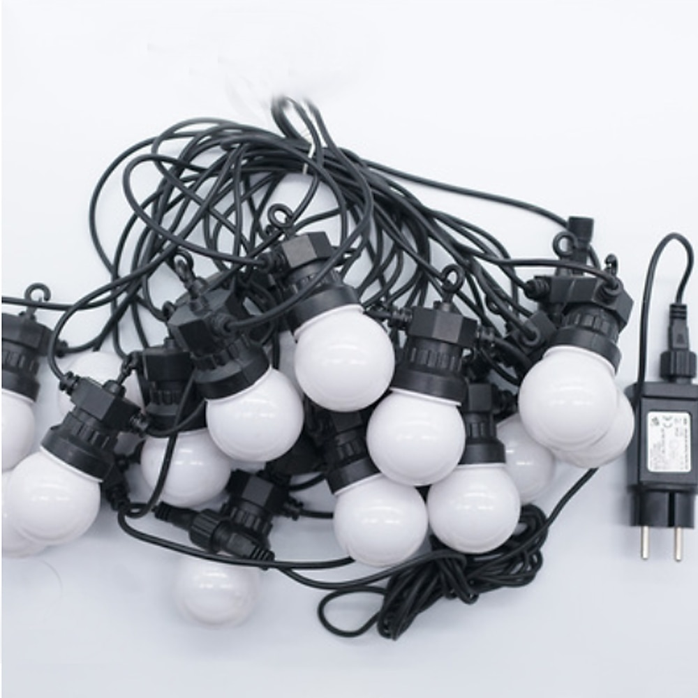 LED Bulb String Lights Outdoor 5m 10m 20m String Lights 50 100 150 LEDs 2835 SMD 1 Set Warm White Multi Color Party Decorative Holiday 100-240 V 2025 - $56.99 –P6