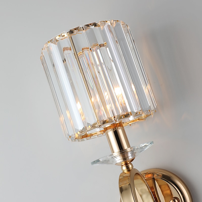 Lightinthebox Aplique de pared LED de cristal mini estilo moderno estilo nórdico lámparas de pared de oro negro apliques de pared sala de estar dormitorio acero 220-240v 110-120v 2025 - $199.99 –P7