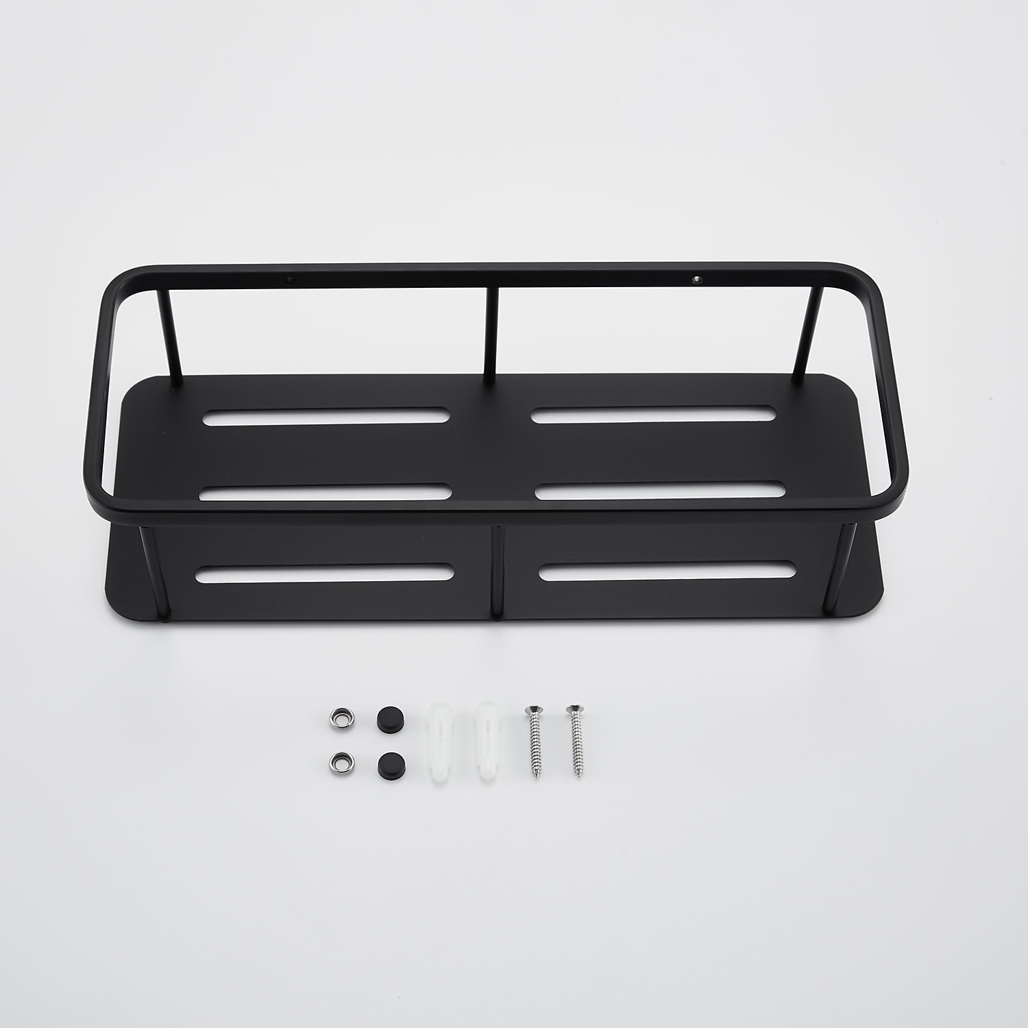 Shower Caddy Rectangle Bathroom Shelf for Washing Supplies, Bath Fixture, Wall Mounted New Design Creative Contemporary Modern 304Stainless Steel, Matte Black, Brushed Nickel, Matte Gold, Chrome 1pc 2025 - $60.99 –P3