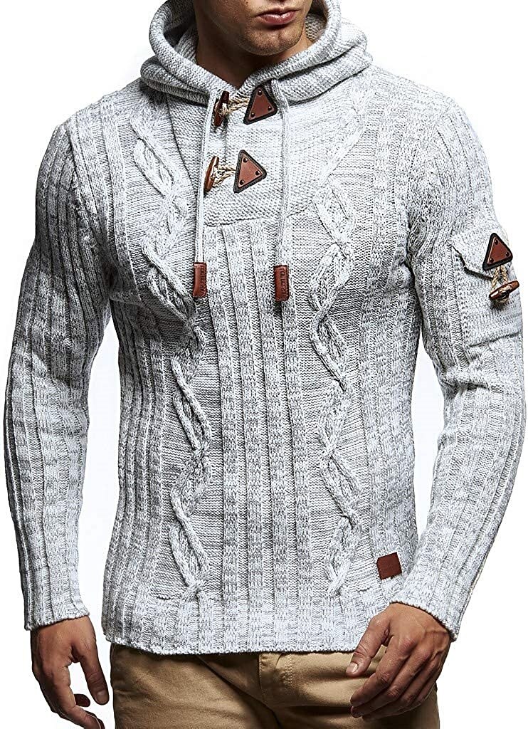 Homens Suéter Carregam Pulôver suéter Moletom com capuz Suéter de gola alta Cabo Tricotar Botão Tricotado Côr Sólida Gola Alta à moda Estilo vintage Roupa Outono Inverno Branco Marron S M L de 2025 por $37.99 –P1