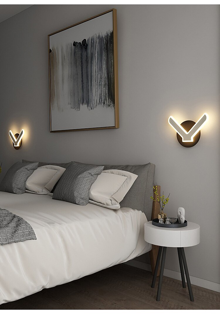 Lightinthebox LED Wall Light Creative LED Modern LED Wall Lights Living Room Bedroom Acrylic Wall Light 220-240V 12 W 2025 - $85.99 –P11