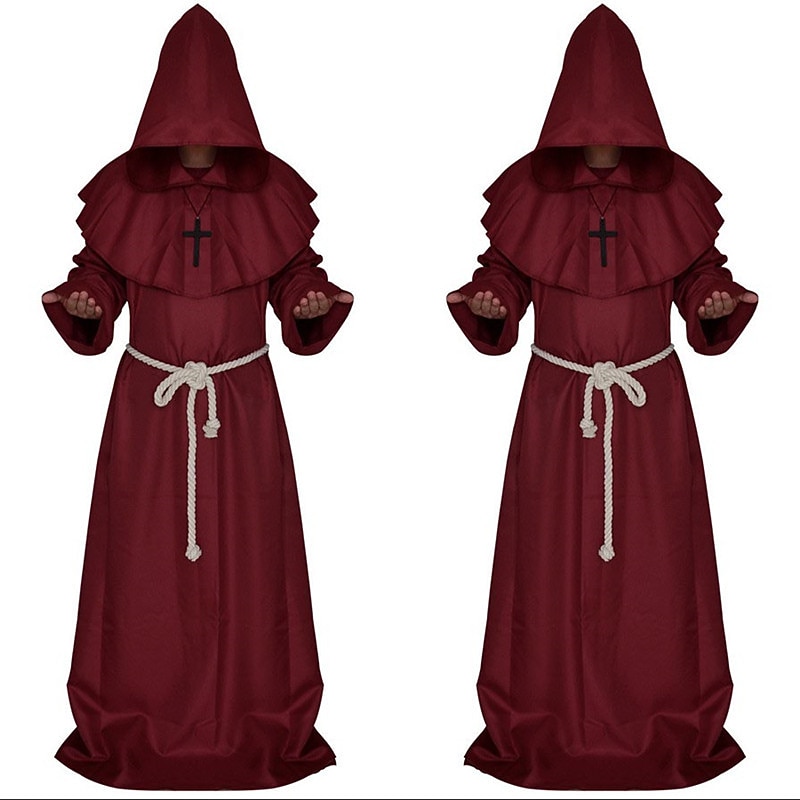 Punk & goottilainen Keskiaika Renessanssi Päälystakki Alusasut Yhtenäinen Naamiaispuku Miesten Fantasia Juhla Aikuisten Takki 2026 - $41.99 –P2