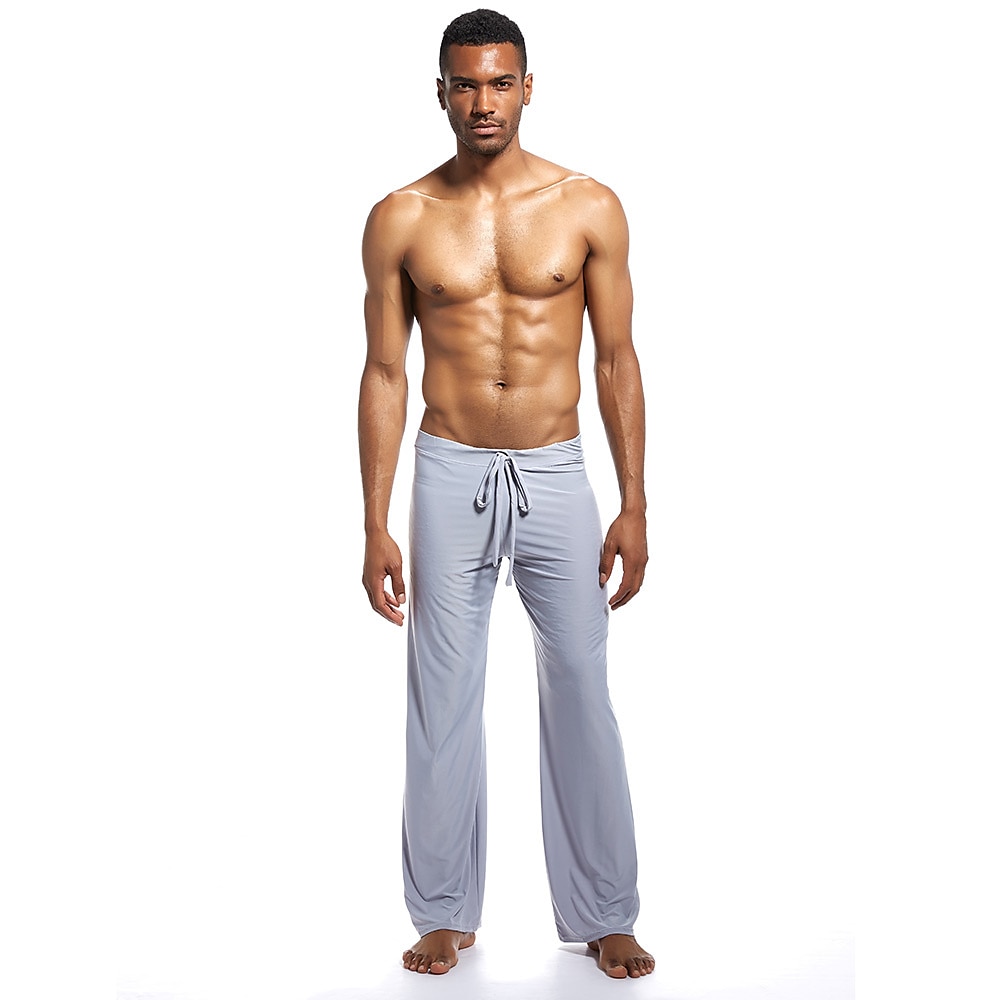 Men's Yoga Pants Drawstring Quick Dry Lightweight Fitness Gym Workout Running Pants / Trousers Bottoms White Black Gray Sports Activewear Stretchy Loose 2025 - $16.49 –P4