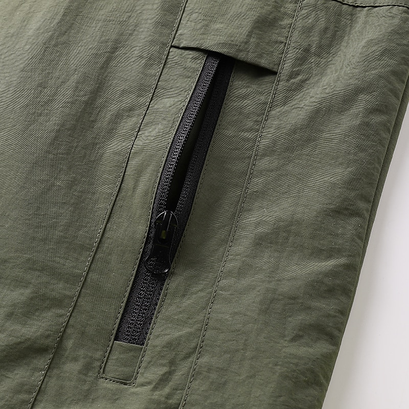 Herr Fiskeväst Vandringsväst Militär taktisk jacka Ärmlös Jacka Kappa Överdelar Utomhus Multi-pocket Andningsfunktion Snabb tork Lättvikt Sportig Dragkedja Polyester Armégrön Grå Kaki Jakt Fiske 2025 - $38.99 –P5