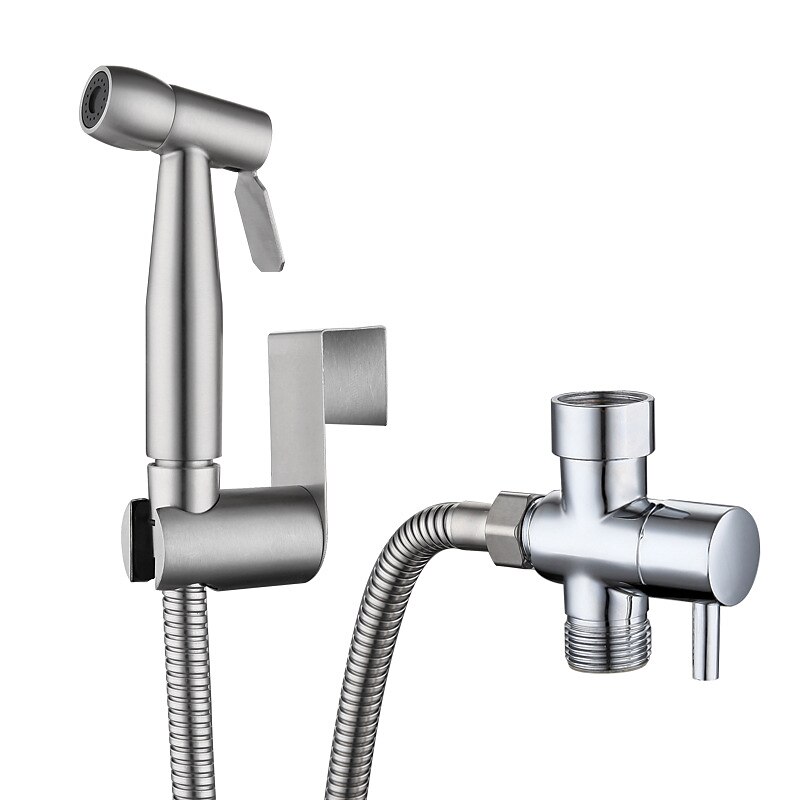 bidé de un solo orificio de acero inoxidable autolimpiante contemporáneo 1,5 m de tubería de entrada de agua de base 1/2 eu 2025 - $9.99 –P3