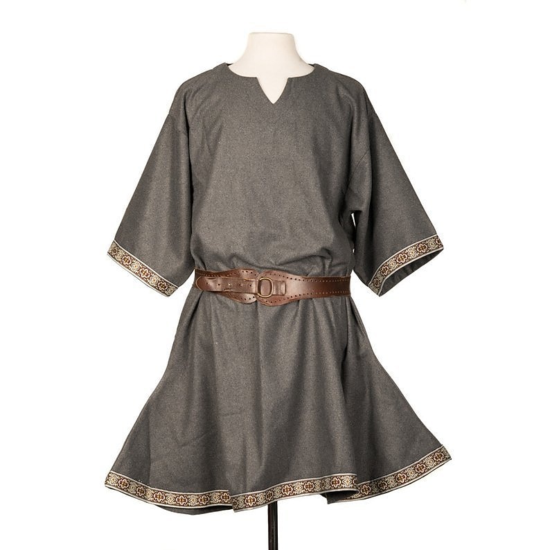 Punk & Gothique Médiéval Renaissance Blouse / Chemise Tunique Guerrier Viking Grande Taille Couleur Unie Déguisement Homme Viking Performance Soirée Scène Adulte Chemisier de 2025 ? $24.99 –P4