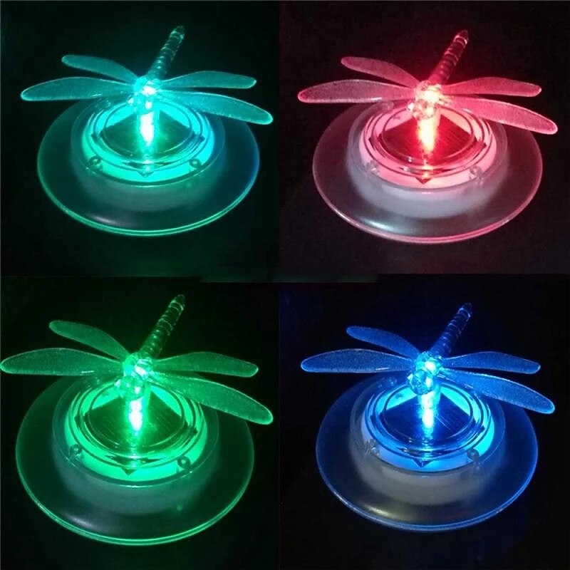 ulkona aurinkovalot led-uimurilamppu rgb värinvaihto perhonen sudenkorento muoto ulkona puutarha uima-suihkulähde uima-allas vesivalo ip68 vedenpitävä 2025 - $17.49 –P5