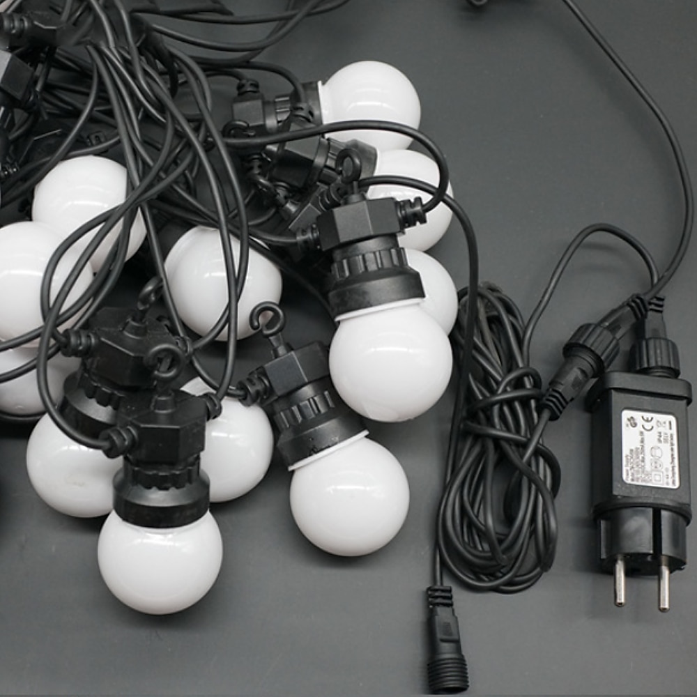 LED Bulb String Lights Outdoor 5m 10m 20m String Lights 50 100 150 LEDs 2835 SMD 1 Set Warm White Multi Color Party Decorative Holiday 100-240 V 2025 - $56.99 –P7