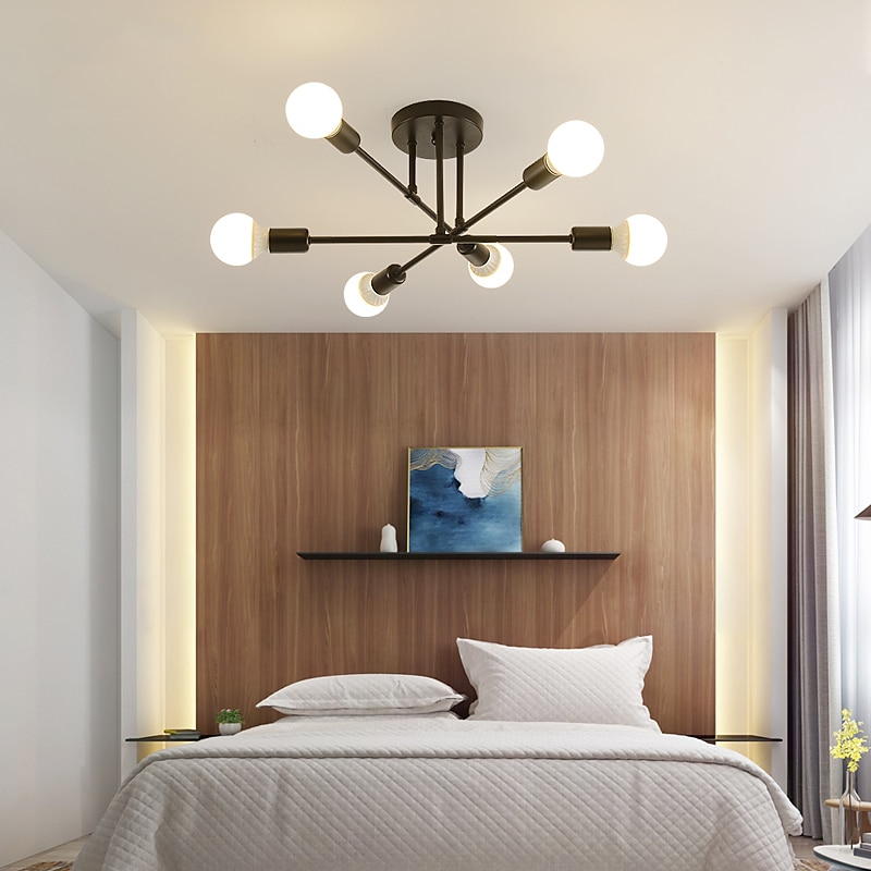 72 cm maapallo design geometriset muodot uppoasennettavat valot metalli sputnik lineaarinen geometrinen maalattu viimeistely nykytaiteellinen pohjoismainen tyyli 110-220v 220-240v 2025 - $69.99 -P8