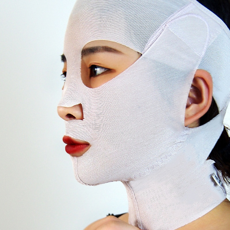 Ferramenta de máscara para levantamento facial em v true beauty juventude freeze-frame bandagem para levantamento facial para levantamento de máscara e rigidez de linhas de lei de 2025 por $46.99 -P3