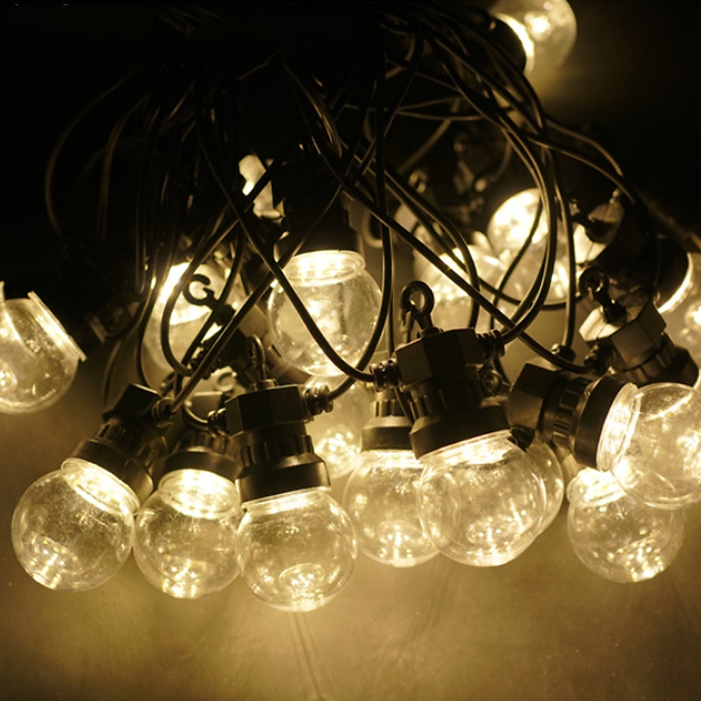 LED Bulb String Lights Outdoor 5m 10m 20m String Lights 50 100 150 LEDs 2835 SMD 1 Set Warm White Multi Color Party Decorative Holiday 100-240 V 2025 - $56.99 –P11