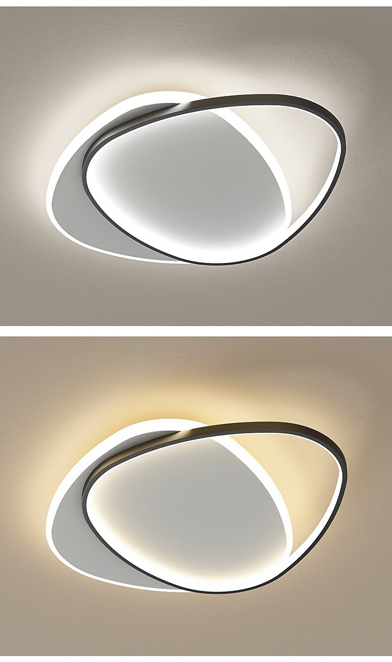 luz de teto led moderno simples básico 37 cm 46 cm formas geométricas embutidas luzes de metal estilo moderno acabamentos geométricos pintados 220-240v 110-120v de 2025 por $169.99 –P7