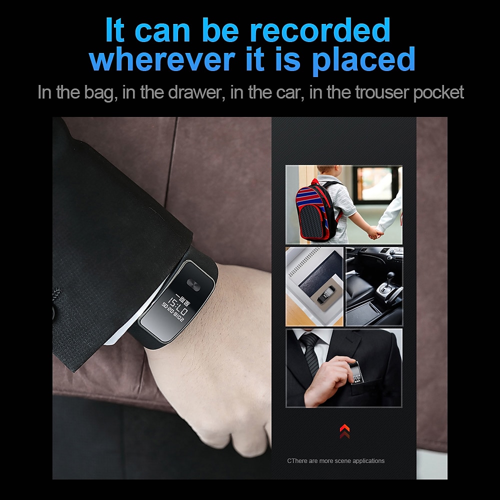Digital Voice Recorder S7 32GB Portable Digital Voice Recorder Recording Rechargeable Voice Activated Recorder with Noise Reduction for Traveling Meeting Learning Lectures Class Christmas Gift 2025 - $47.99 –P7