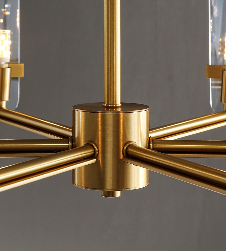 LED Pendant Light Crystal Chandelier Unique Design Copper Nordic Style 4 6 8 12 Heads 220-240V 110-120V 2025 - $636.99 –P12