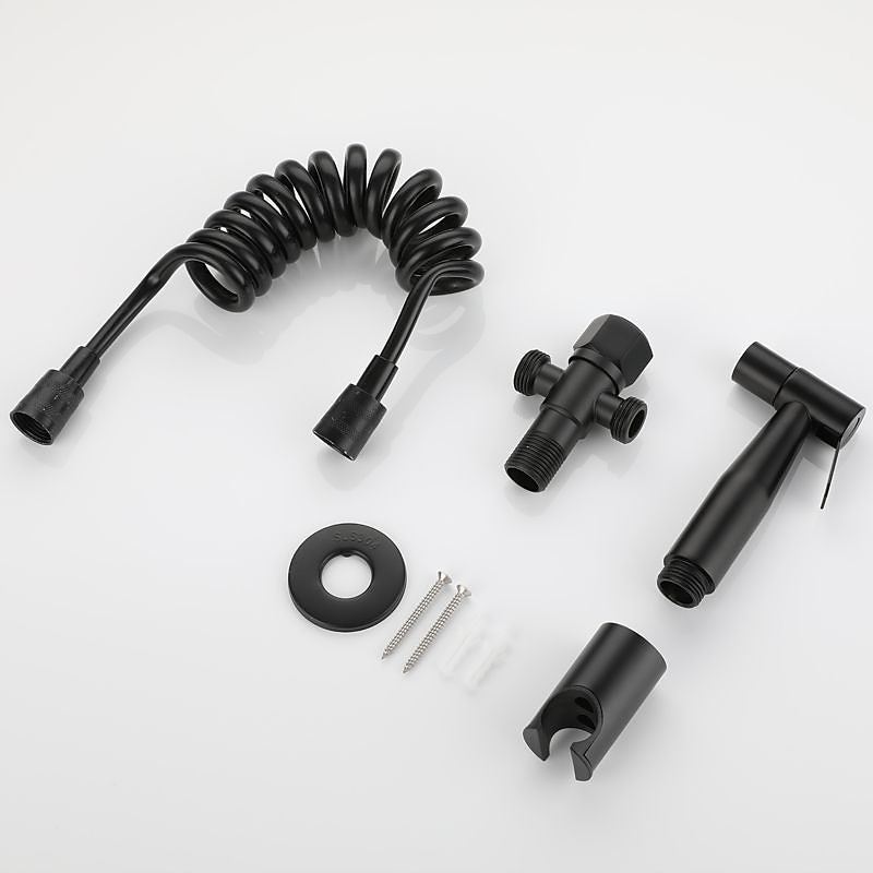 Hand-Bidet-Sprayer-Kit schwarz Dusche Badewanne Wasserhahn WC-Spray Badezimmer 2025 - $19.49 –P3