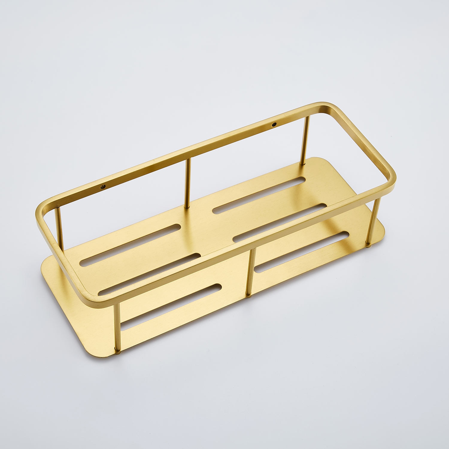 Shower Caddy Rectangle Bathroom Shelf for Washing Supplies, Bath Fixture, Wall Mounted New Design Creative Contemporary Modern 304Stainless Steel, Matte Black, Brushed Nickel, Matte Gold, Chrome 1pc 2025 - $60.99 –P11