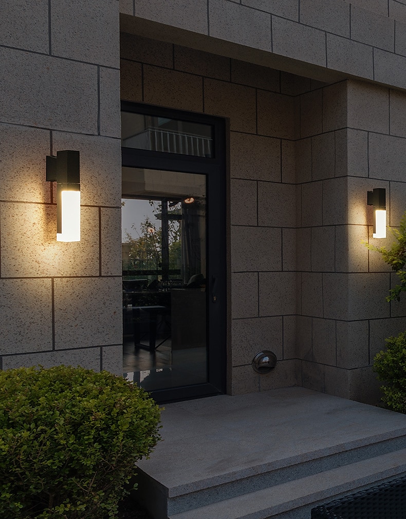 Lightinthebox mur LED lumières étanche LED style nordique mur LED lumières extérieur en aluminium applique murale ip65 moderne simple 110-240 v 7 w de 2025 ? $82.99 –P7