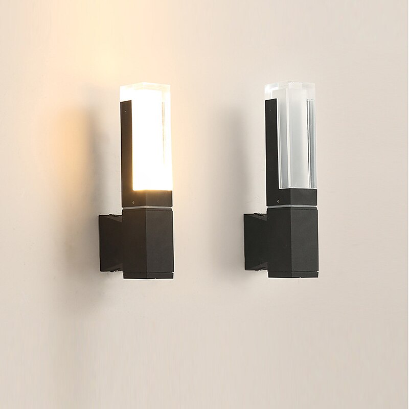 Lightinthebox mur LED lumières étanche LED style nordique mur LED lumières extérieur en aluminium applique murale ip65 moderne simple 110-240 v 7 w de 2025 ? $82.99 –P4