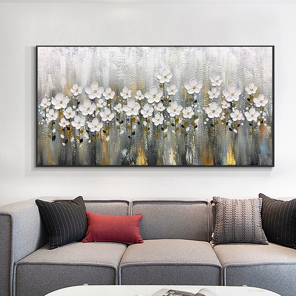 Oil Painting Handmade Hand Painted Wall Art Mintura Modern Abstract ...
