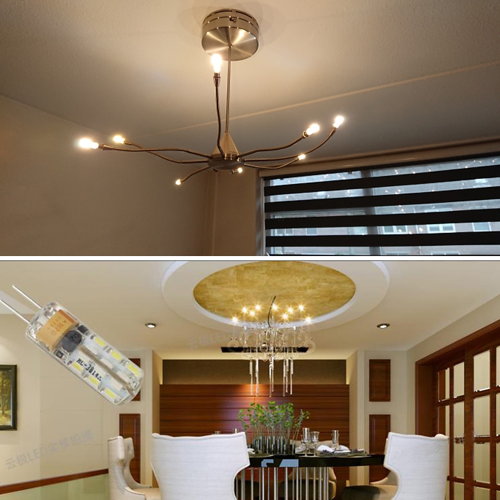 4 pièces g4 super lumineux ovni en forme de parapluie downlight led g4 lumière mini ampoule de maïs dc12v cob led tube haute puissance 25x18mm de 2025 ? $16.49 -P2