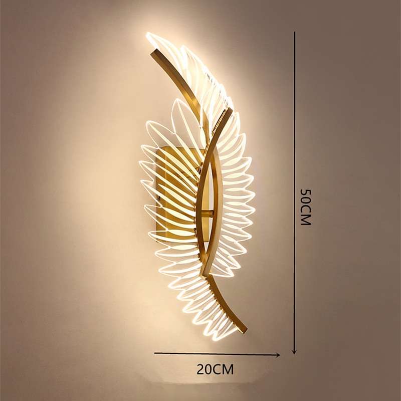 lightinthebox led-wandlamp creatieve led moderne led-wandlampen woonkamer slaapkamer acryl wandlamp 220-240v 8/16 w 2025 - $248.89 –P3