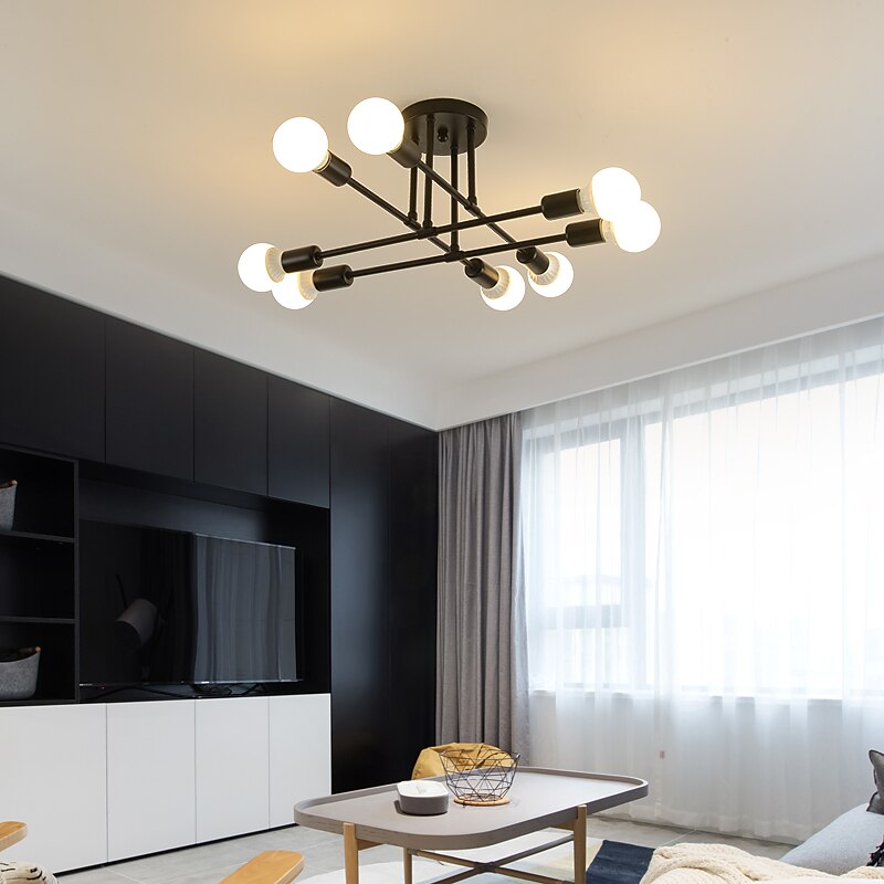 72 cm maapallo design geometriset muodot uppoasennettavat valot metalli sputnik lineaarinen geometrinen maalattu viimeistely nykytaiteellinen pohjoismainen tyyli 110-220v 220-240v 2025 - $69.99 -P14