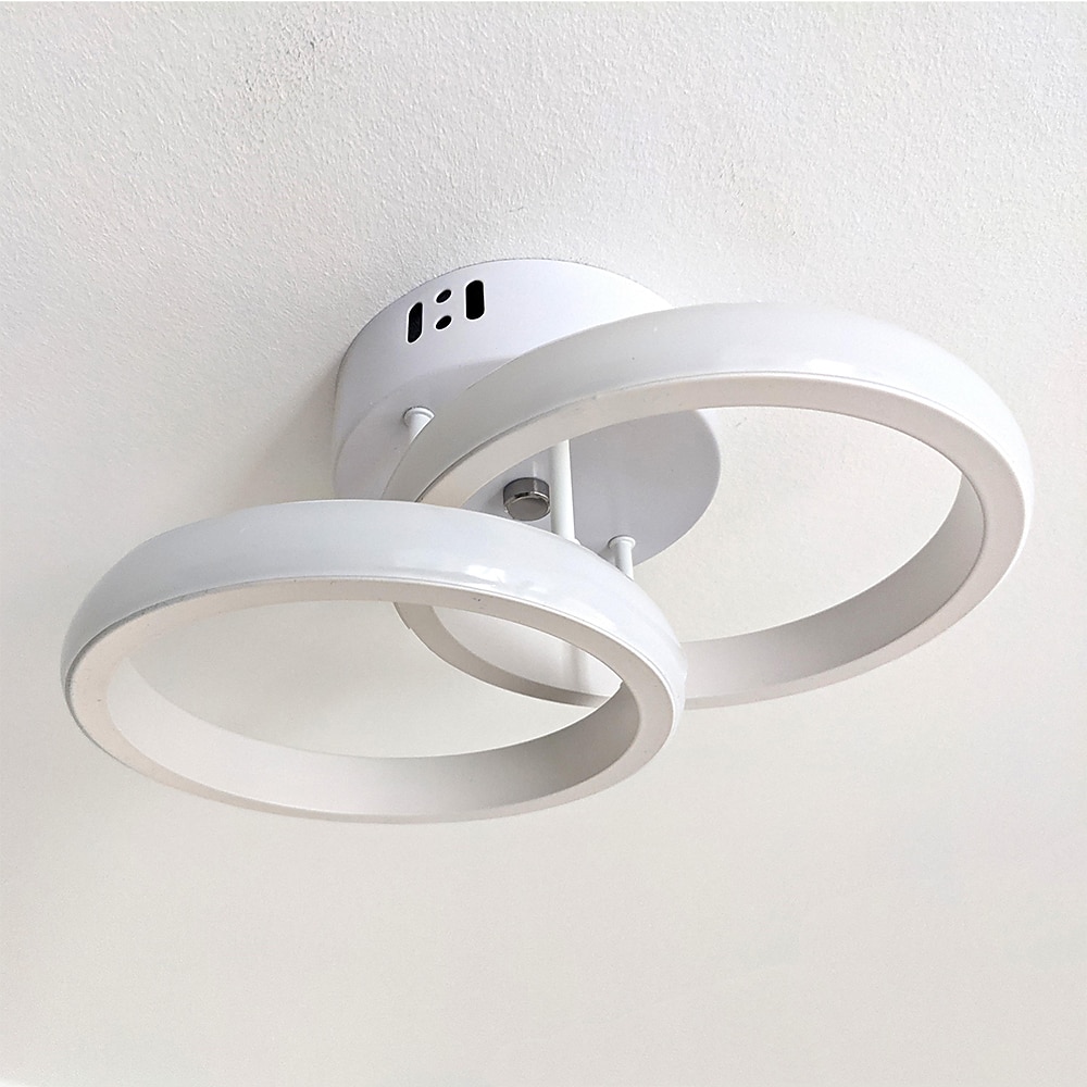 1-licht 24cm led plafondlamp cirkelvormig ontwerp eenvoudige ring gang lamp aluminium voor slaapkamer lamp logeerkamer balkon 110-120/220-240 22w 2026 - $133.99 –P9