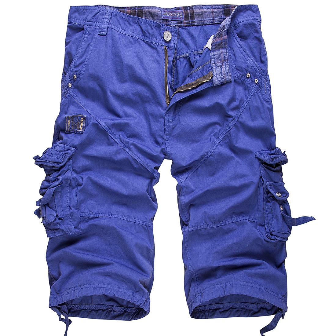 Herren Cargo Shorts Kurze Hosen Kurze Hose für Wanderer Taktische Shorts Militär Sommer Außen Ripstop Atmungsaktiv Rasche Trocknung Leicht Kurze Hose Caprihose Unten Unterhalb des Knies Weiß Schwarz 2025 - $29.99 –P1