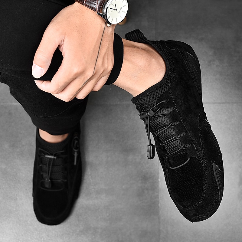 stilfulla avslappnade brittiska sneakers för män, ventilerande mesh med bläckfisksula, fashion forward 2026 - $54.99 –P6