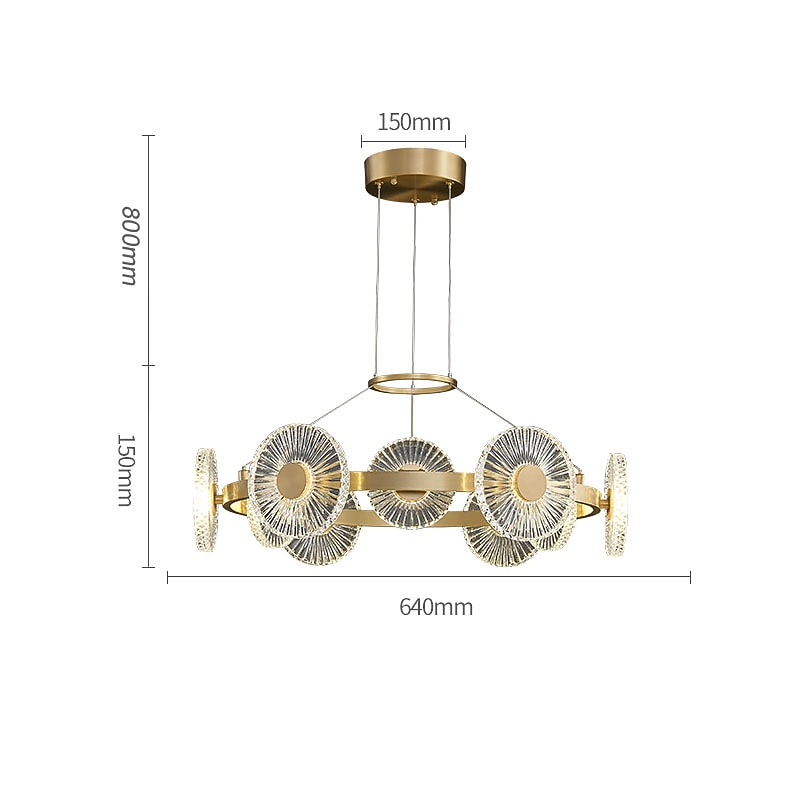 lampada a sospensione a led moderno lusso design cerchio oro design sputnik lampadario design rame stile moderno sputnik ottone 9 12 15 teste 220-240v 110-120v del 2025 a $1034.09 –P13