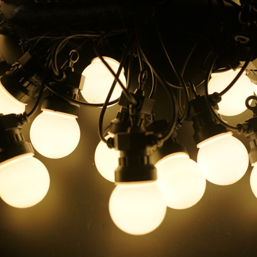LED Bulb String Lights Outdoor 5m 10m 20m String Lights 50 100 150 LEDs 2835 SMD 1 Set Warm White Multi Color Party Decorative Holiday 100-240 V 2025 - $56.99 –P10
