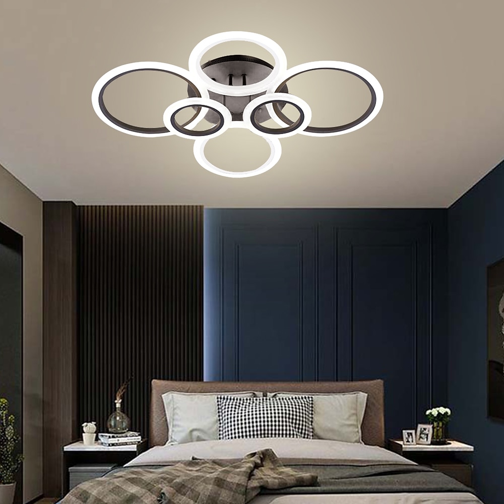 plafonnier led lueur vers l'extérieur plafonnier led 4/6/8 lumières encastrées design de cercle simplicité de style moderne acrylique 90w salon salle à manger luminaire de chambre à coucher de 2025 ? $197.99 –P8
