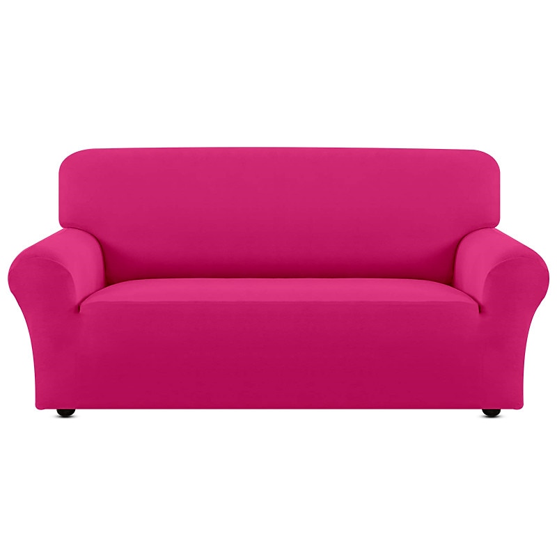 Stretch-Sofabezug, Schonbezug, burgunderfarben, elastisch, Sofagarnitur, Sessel, Loveseat, 4- oder 3-Sitzer, L-förmiges Sofa, Möbelschutz, Anti-Rutsch-Bezug, weich, waschbar 2025 - $47.99 –P9