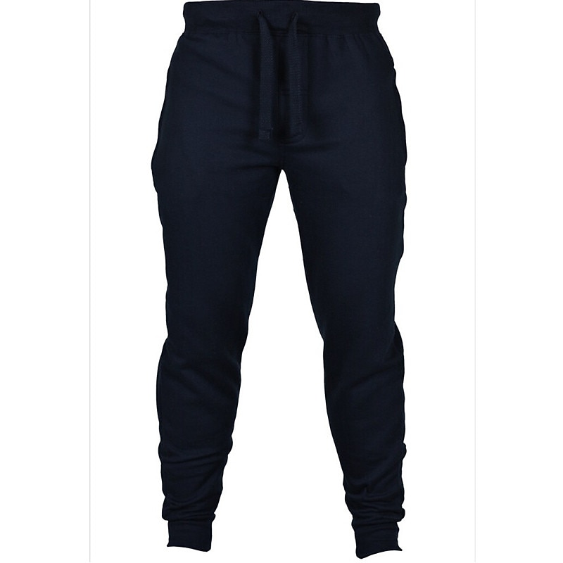 Homens Calças Esportivas Calças Calças de jogging Com Cordão Cintura elástica Côr Sólida Quente Respirável Comprimento total Esportes Final de semana Esportivo Casual / esportivo Preto Azul Marinha de 2026 por $13.49 –P3