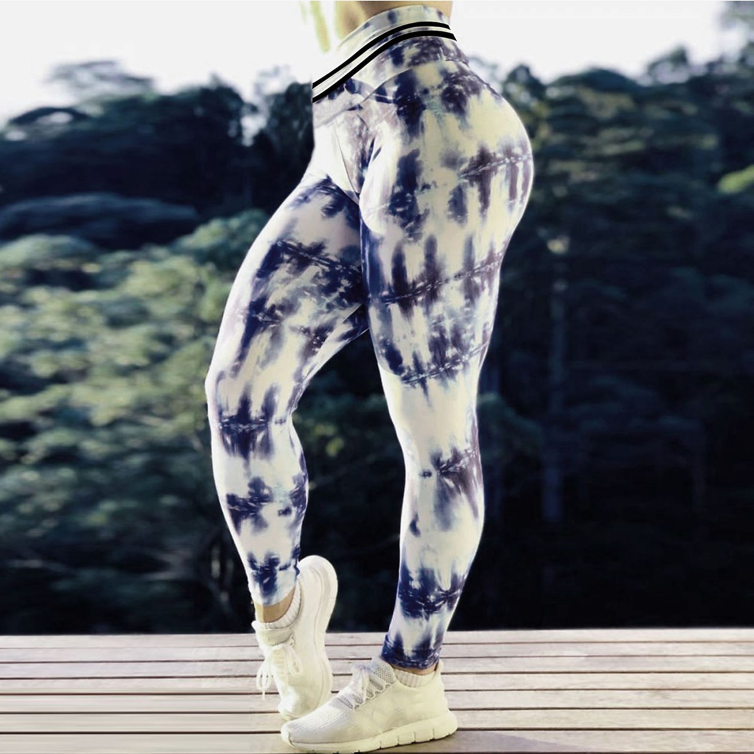 Women's Yoga Pants Scrunch Butt Ruched Butt Lifting Tummy Control Butt Lift  4 Way Stretch High