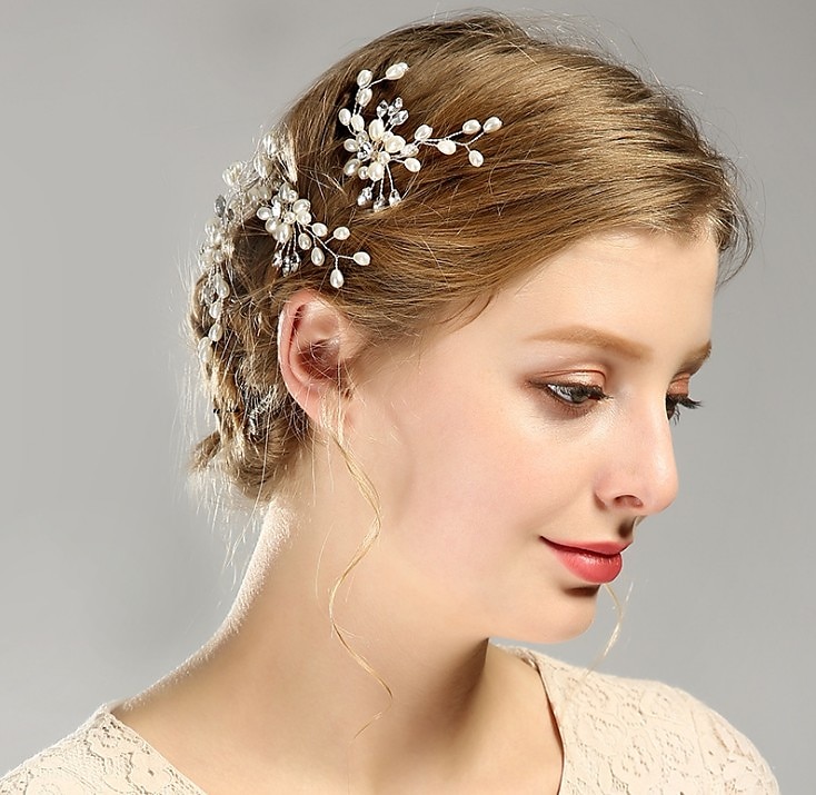 joias de casamento coreano grampo de cabelo de cristal pérola grampo de cabelo em forma de u vestido de noiva acessórios de estilo de cabelo de 2025 por $2.49 –P1