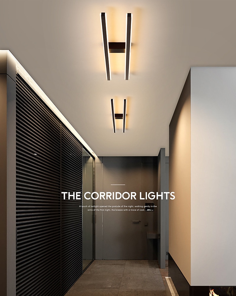 Lightinthebox светодиодный потолочный светильник креативные светодиодные современные настенные светильники из алюминия для гостиной, спальни, 220-240 В, 30/38/50 Вт 2026 - $159.99 –P1