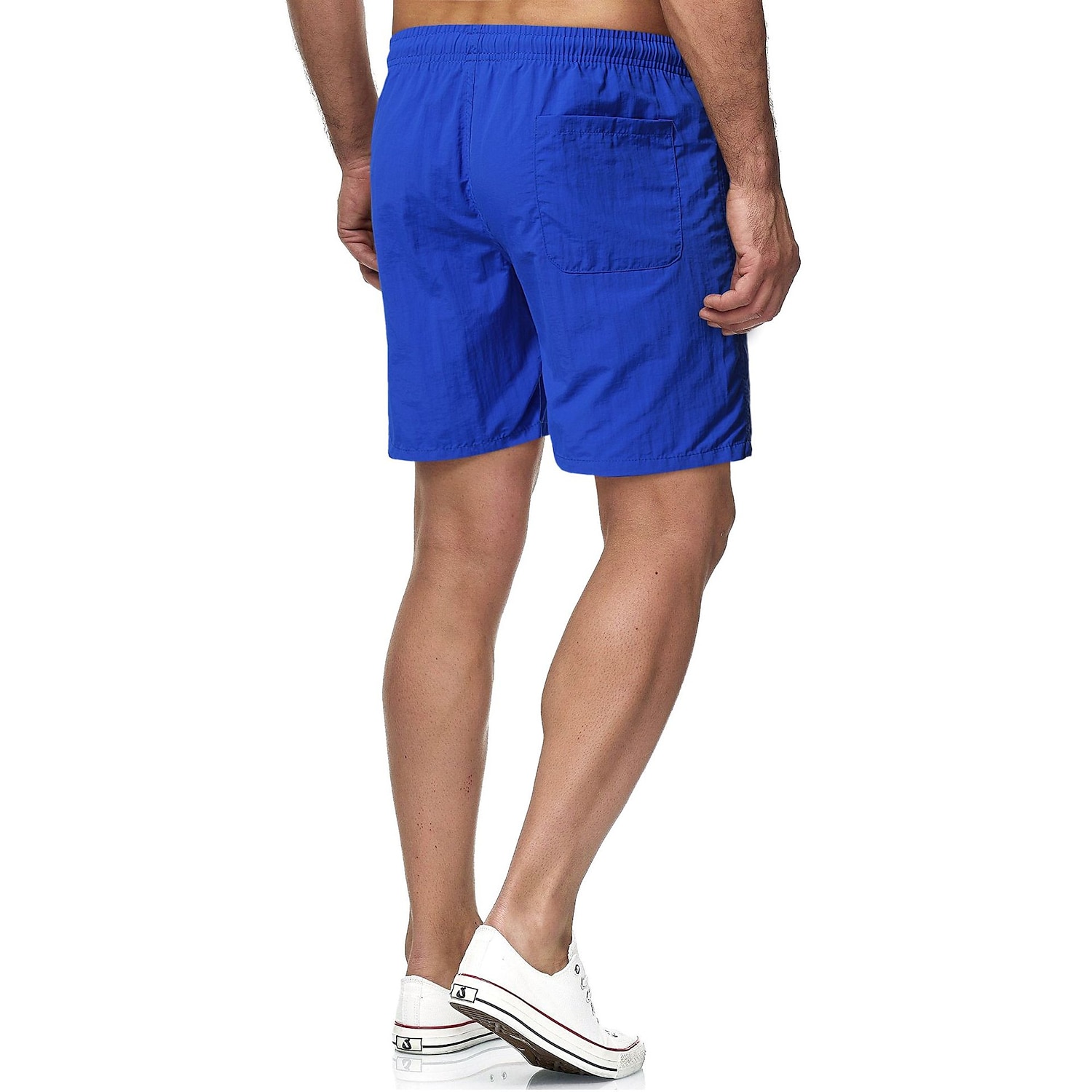 Herr Boardshorts Badshorts Beach Shorts Snörning Elastisk midja Mönster Ensfärgat Mönster Snabb tork Utomhus Knelängd Dagligen Strand Hawaiisk Chino Gräsgrön Svart Microelastisk 2025 - $15.99 -P18