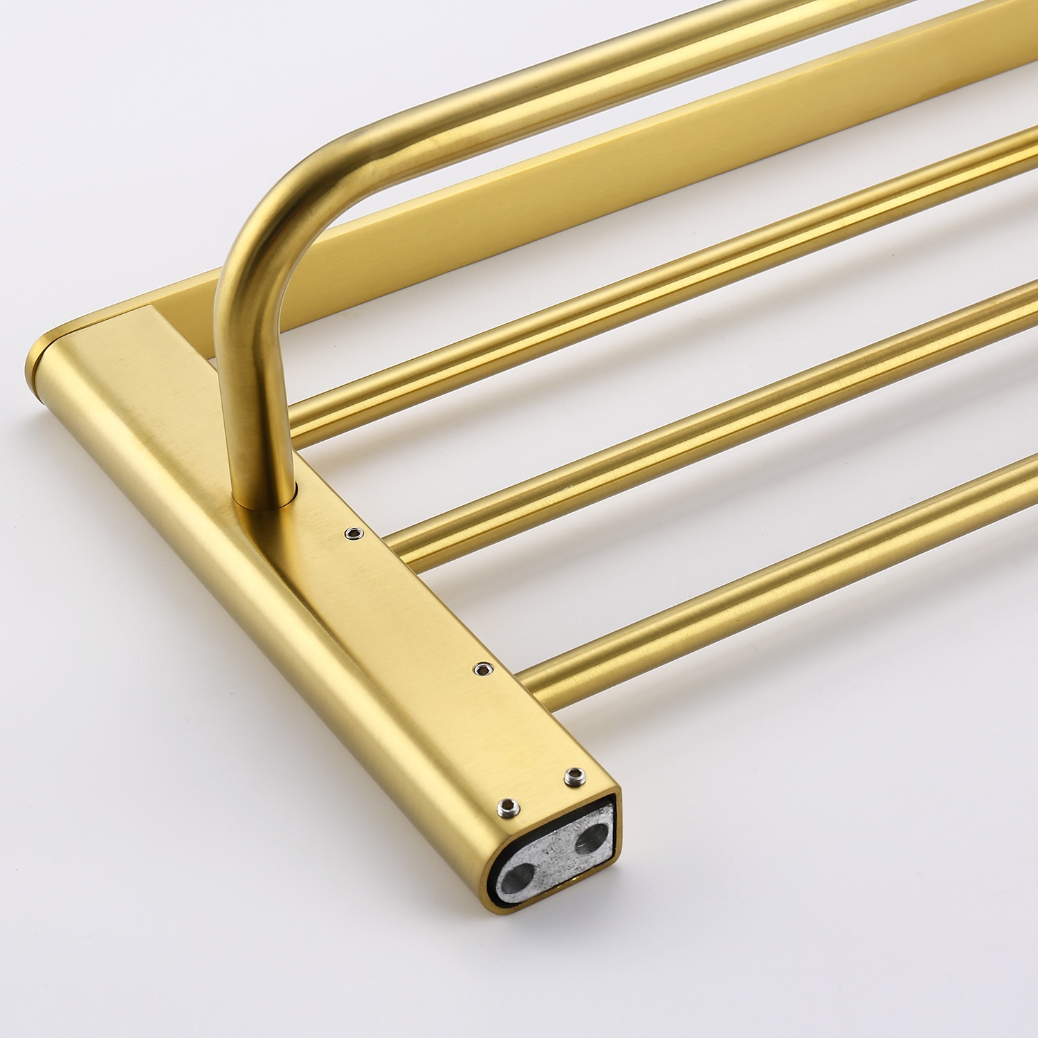 Golden Bathroom Hardware Sets,Wall Mounted Stainless Steel Towel Bar/Toilet Paper Holder/Toilet Brush Holder Multilayer,New Design Multifunction Contemporary 2025 - $27.99 –P4