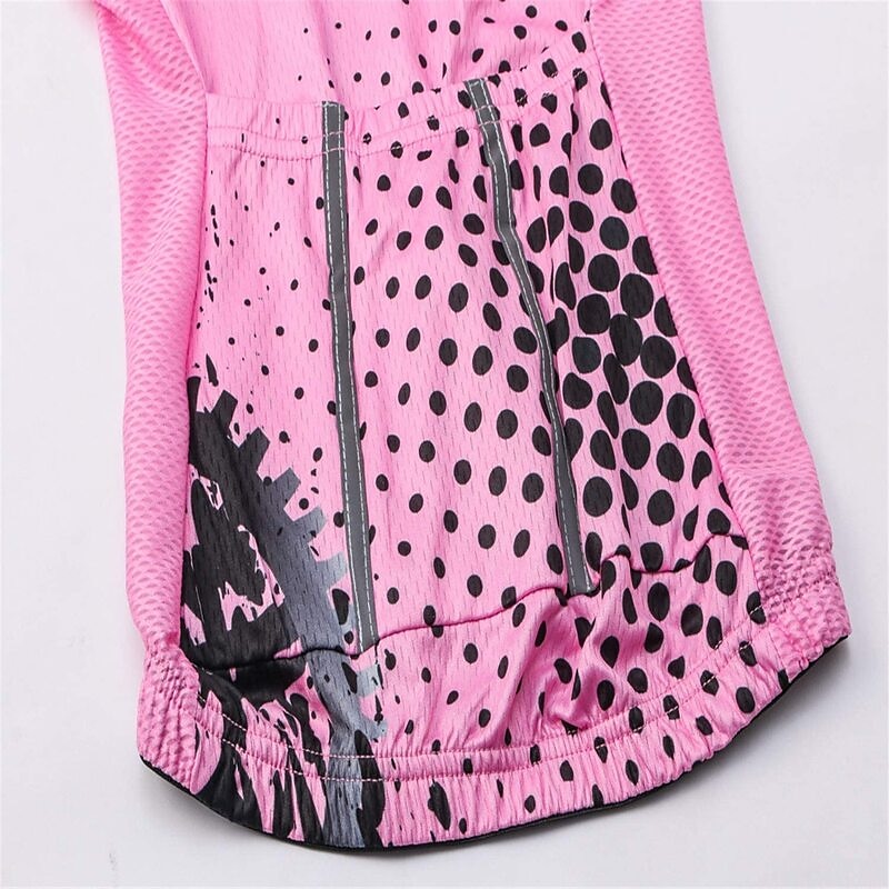 Naisten Pyöräily jersey ja shortsit Lyhythihainen Maastopyöräily Maantiepyöräily Keltainen Punainen Sininen Kuvitettu Vaihde Pyörä Hengittävä Nopea kuivuminen Ultraviolettisäteilyn kestävä Spandex 2025 - $33.59 –P7