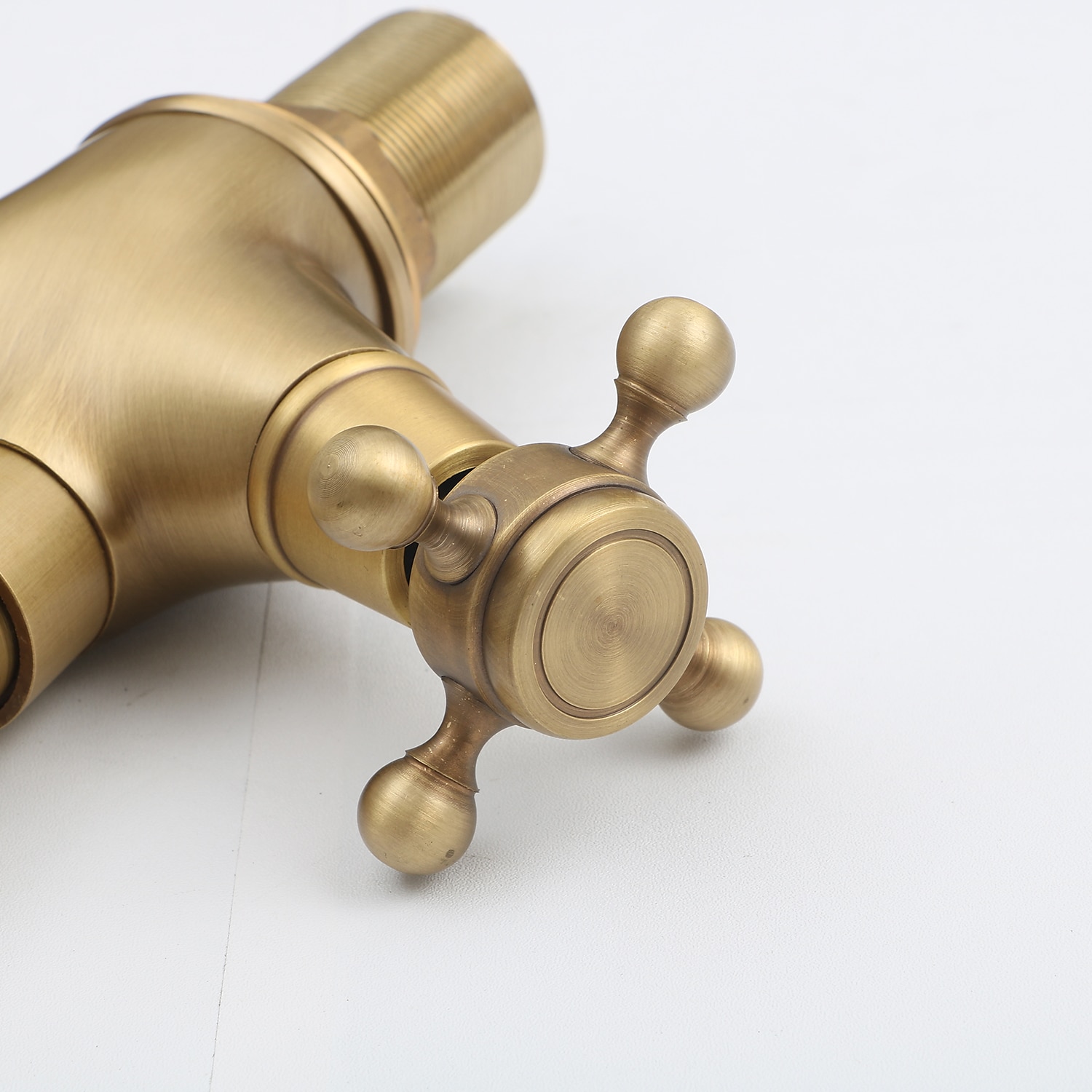 rubinetto da cucina monocomando rubinetto da cucina in ottone antico monoforo girevole / arco alto/alto, rubinetto da cucina in ottone antico/cod con linee di alimentazione / regolabile su acqua del 2025 a $80.99 –P10