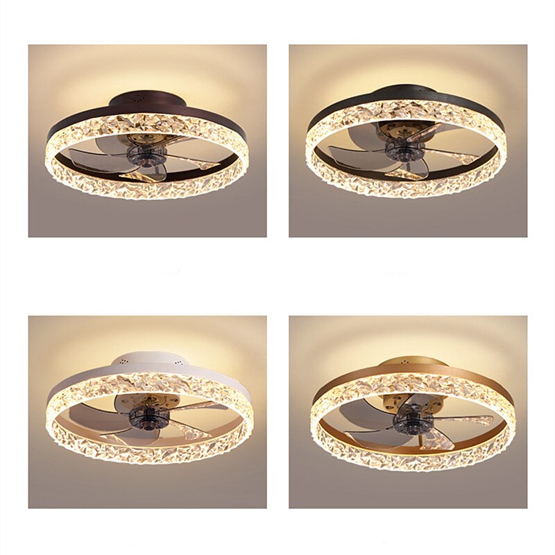 LED Deckenventilator Lichter 50 cm dimmbarer Deckenventilator Metall lackierte Oberflächen LED 220-240V 2026 - $382.89 –P5