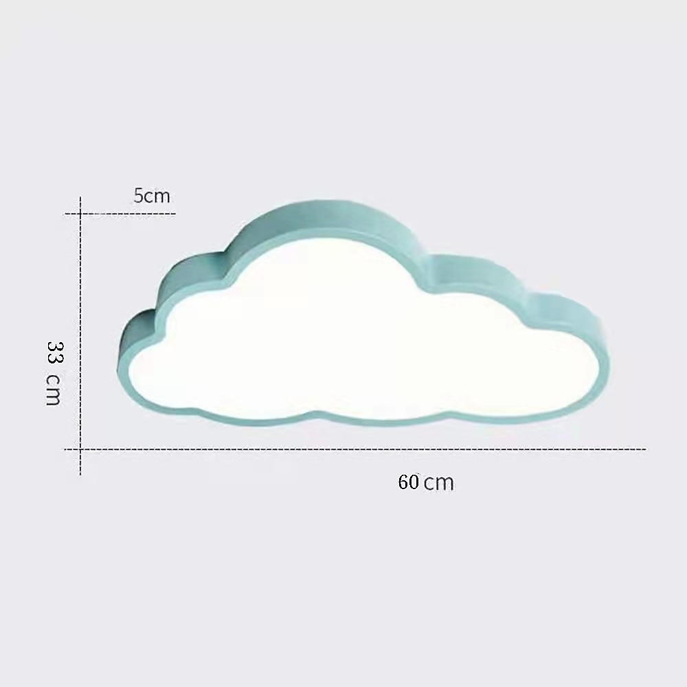 50 cm plafonnier led forme de nuage encastré lumières métal style moderne thème de conte de fées finitions peintes classiques style nordique 220-240v de 2025 ? $181.93 –P6